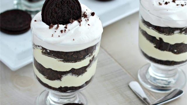 Oreo Cookie Trifle #desserts #oreo
