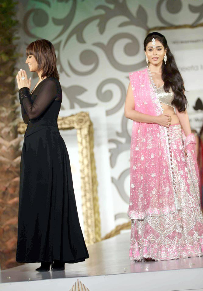 Shriya Saran on for Bridal Fashion Week Photoshoot