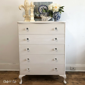 Tall vintage chest of drawers