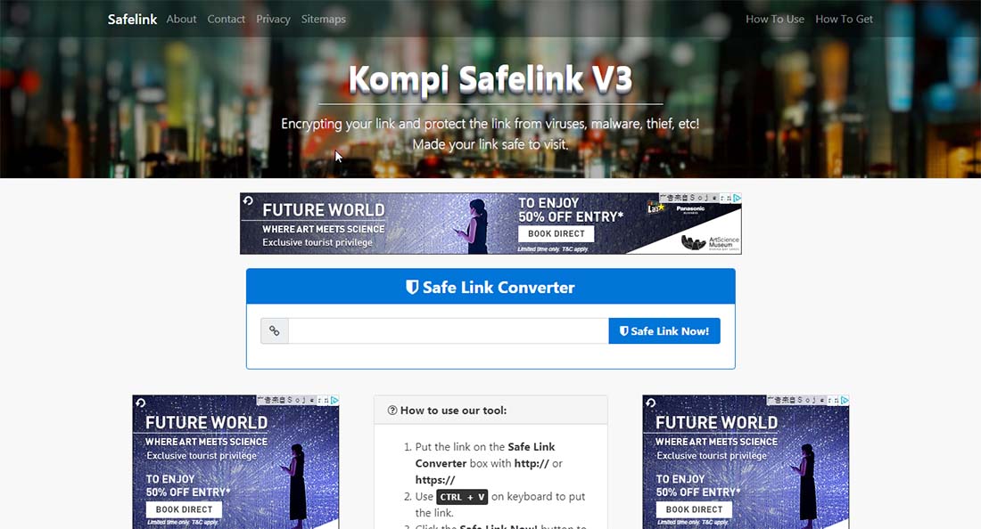 Update Premium Blogger Template Kompi Safelink V3