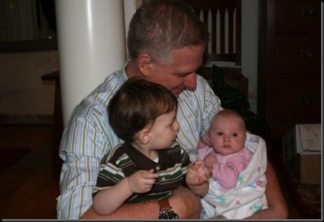Glenn and his 2 youngest children