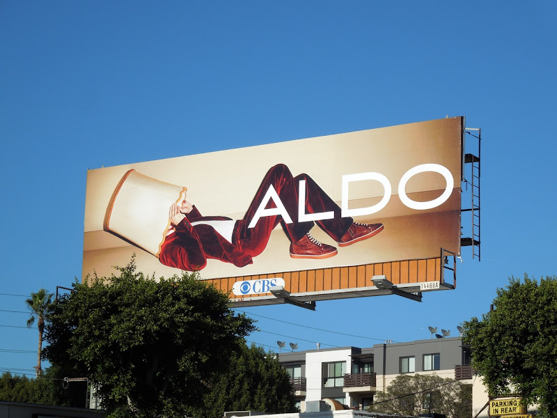 Aldo Shoes lampshade billboard FW 2012