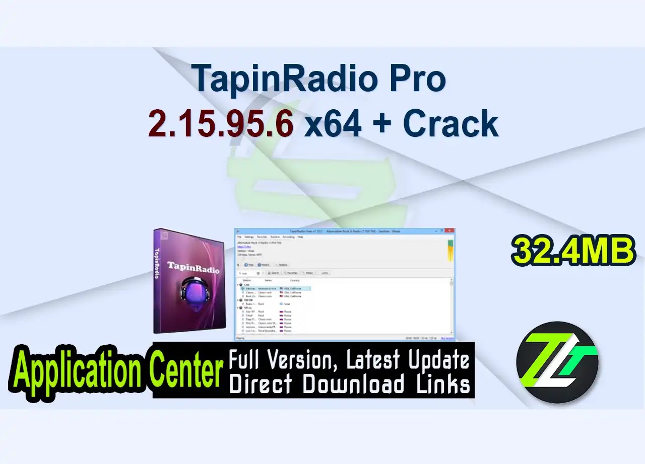 TapinRadio Pro 2.15.95.6 x64 + Crack