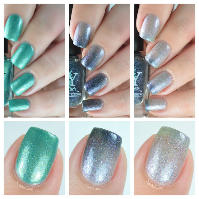 nail polish collage