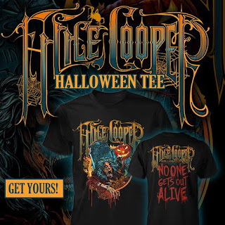 Alice Cooper's Halloween 2015 No One Gets Out Alice T-shirt