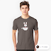 april rabbit in a teacup t shirts for women