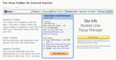 alexa toolbar for internet explorer