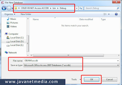 Membuat CRUD VB .NET Database Access ACCDB