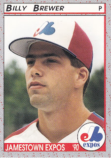 Billy Brewer 1990 Jamestown Expos card