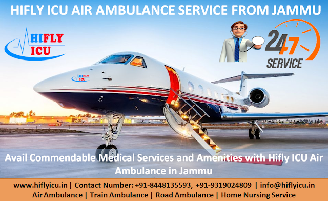 Air Ambulance Service from Jammu