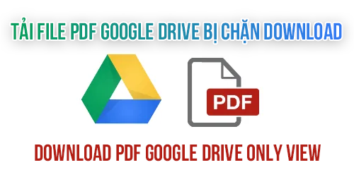 tải file PDF trên Google Drive bị chặn tải xuống