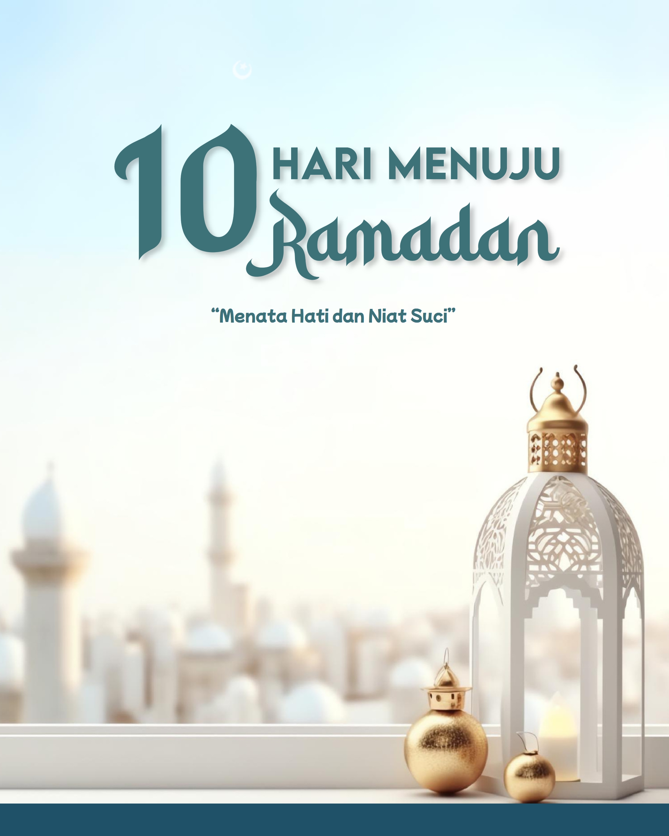 Gratis Template Poster Hitungan Mundur Menuju Ramadan