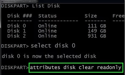 How to Format a write-protected Drive Image 5