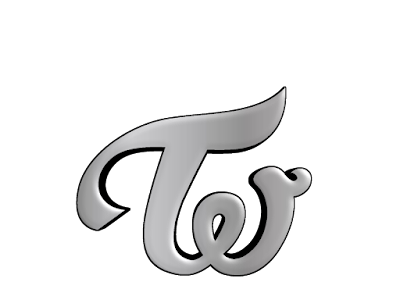 上 twice logo png white 353012