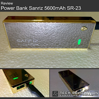 Review Power Bank Sanriz 5600mAh SR-23