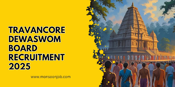 Travancore Devaswom Board Recruitment 2025 – 1800 Vacancies for Male Candidates