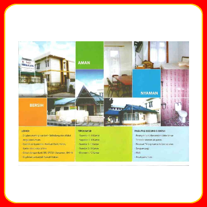  contoh brosur hotel  Cetak Brosur  Jogja