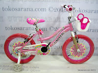 1 Sepeda Anak United Pretty Girl Aluminium Alloy Frame 18 Inci