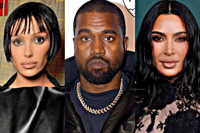 Kanye West's Partner Bianca Censori and Ex-Wife Kim Kardashian Spotted Together at Vultures 2 Listening Party