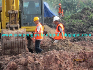 jasa pengerukan tanah, jasa pengurukan tanah, cut and fill land bandung