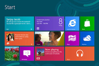 Windows 8 start screen