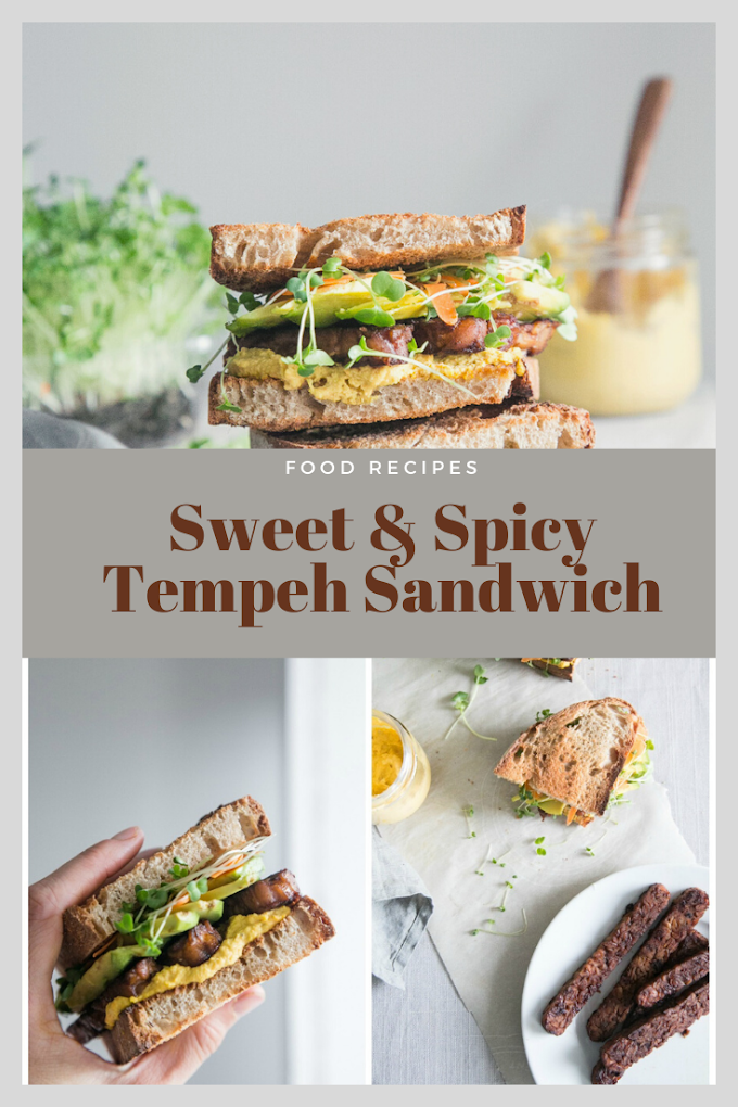 Sweet & Spicy Tempeh Sandwich 
