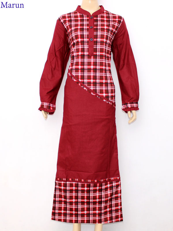 Gamis Cantik Muslimah Zahrani GZ267 - Busana Pakaian Terbaru