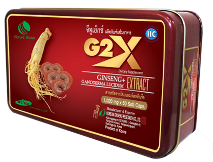 G2X จีทูเอ็กซ์ ผลิตภัณฑ์โสมเกาหลีสกัดบำรุงประสาทและสมอง