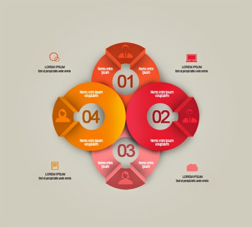 Free Psd Infographic Creative Round