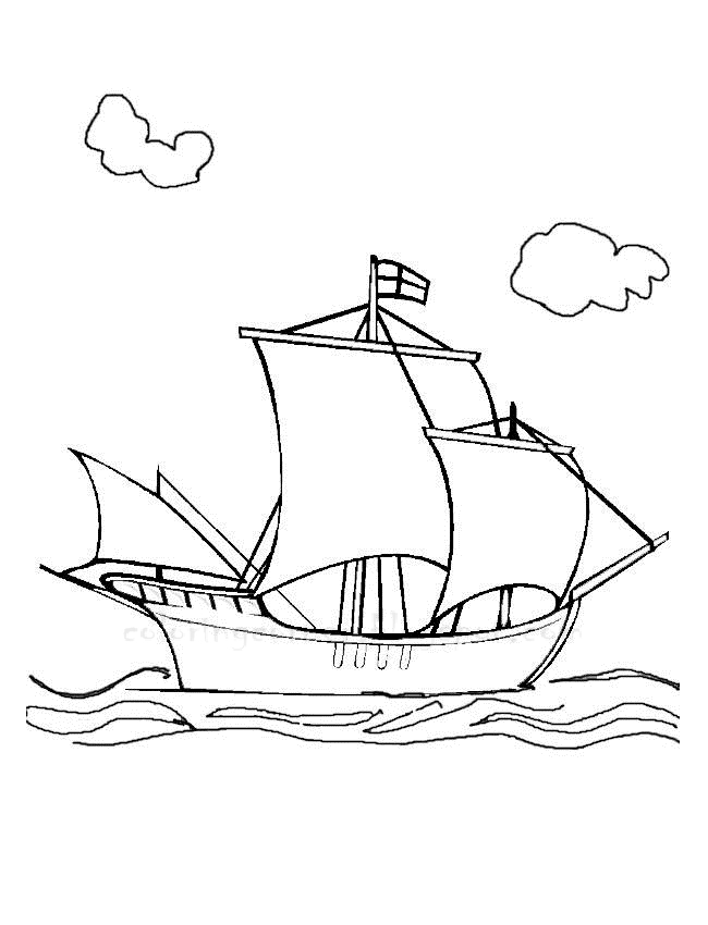 Coloring Pages Boat 9