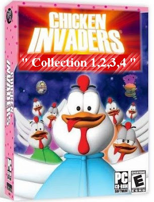 Chicken Invaders Collection 1,2,3,4