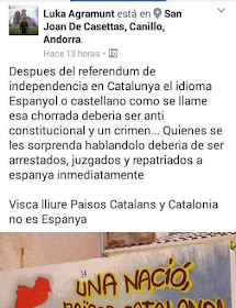 Lo espacat es una mescla de español o castellá y catalá