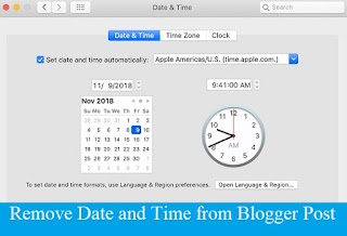  welcome to the  Blogger tutorial today I volition exhibit y'all how to delete take Date How to Remove Date as well as Time from Blogger Post amongst Pictures