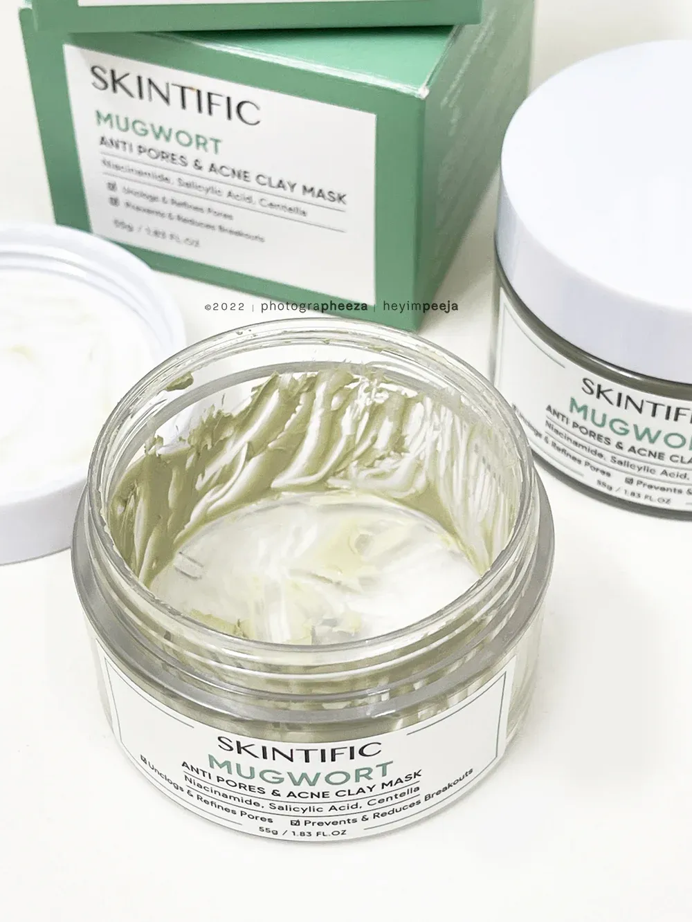 skintific mugwort anti pores acne clay mask review
