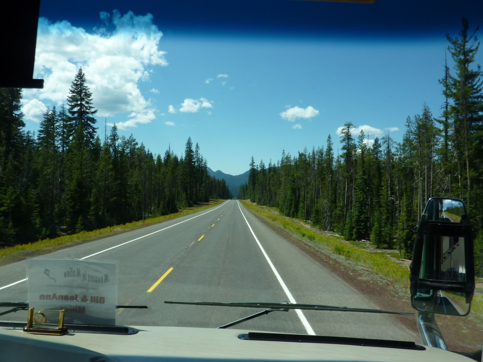 This was a beautiful drive and the Crater Lake RV Park was beautiful 
