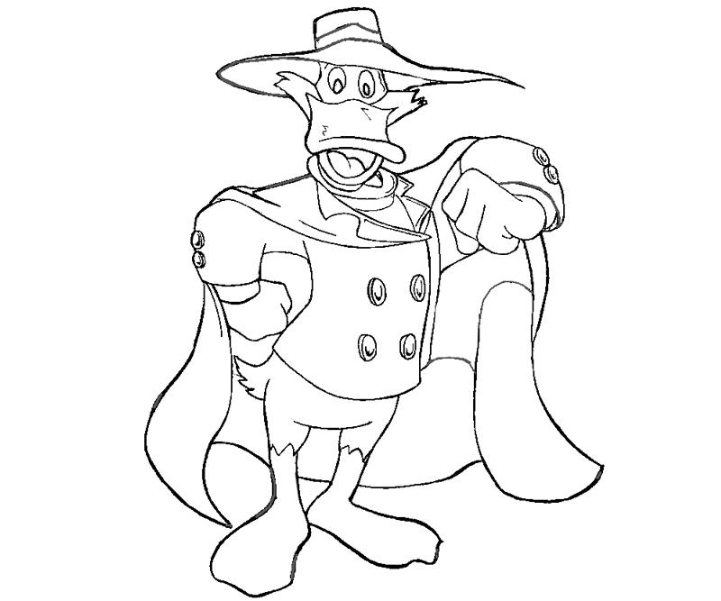 Printable Darkwing Duck 9 Coloring Page