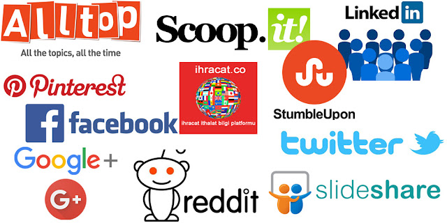 blog sites, social media