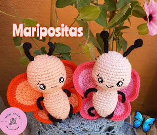 PATRON GRATIS MARIPOSA AMIGURUMI 53920