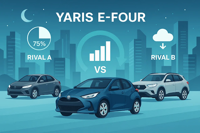 ライバル車種との比較で見えるヤリスE-Fourの価値