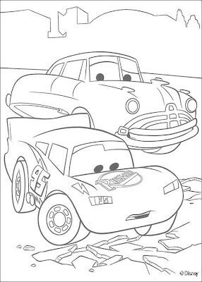 Lightning Mcqueen Coloring Pages on Disney Cars Lightning Mcqueen Coloring Pages