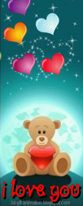 animated free gif: i love you gif banner happy valentines day for
