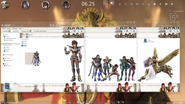 Windows 7 Theme Saint Seiya - Legend of Sanctuary by Andrea_37