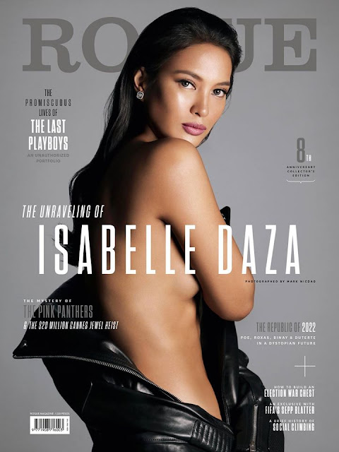 Isabelle Daza on Rogue Magazine's 8th anniversary issue