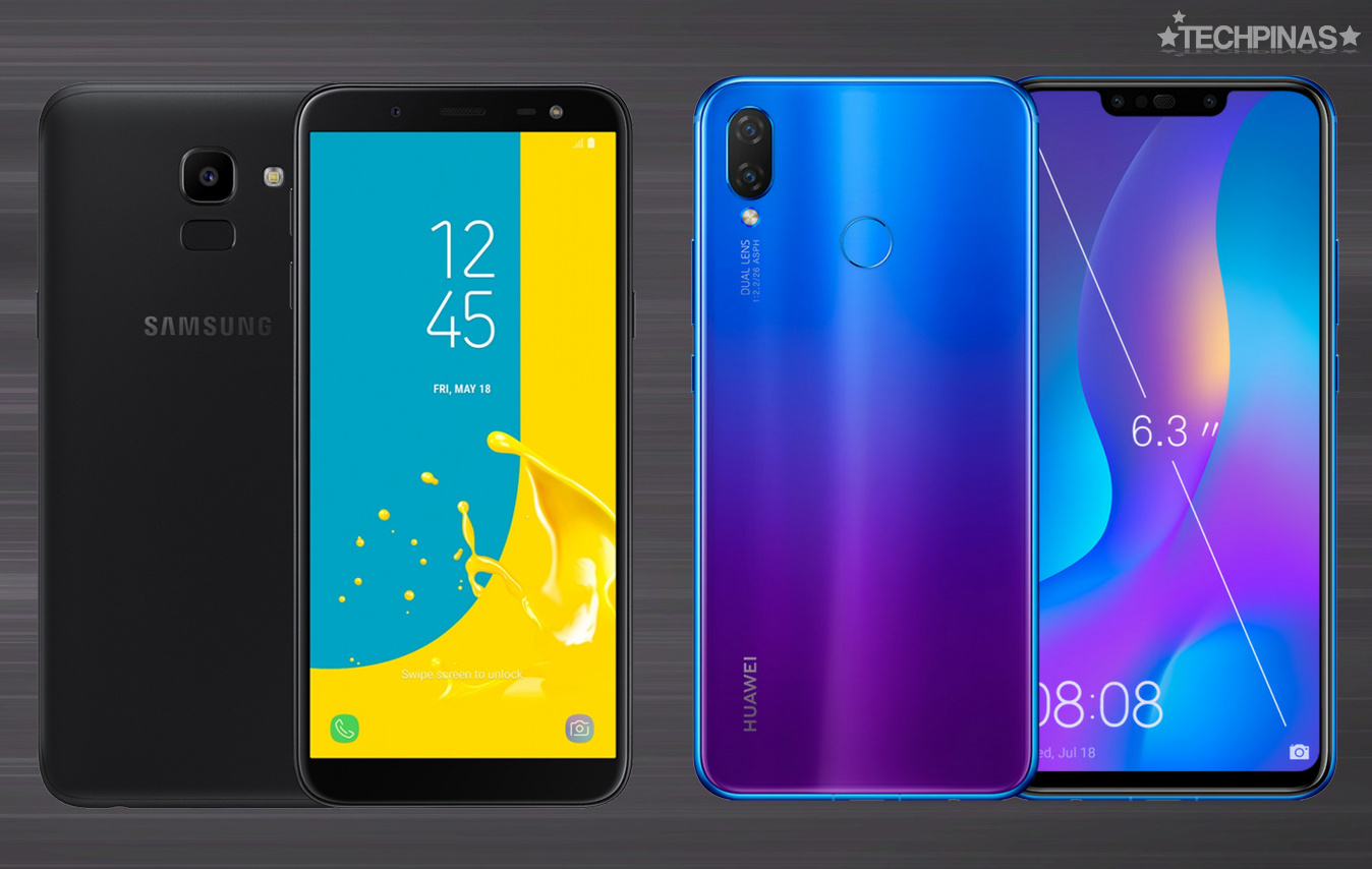 Samsung vs Huawei, Samsung Galaxy J6 vs Huawei Nova 3i