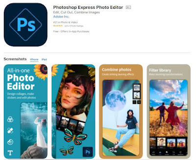 Screenshot of Adobe Photoshop App