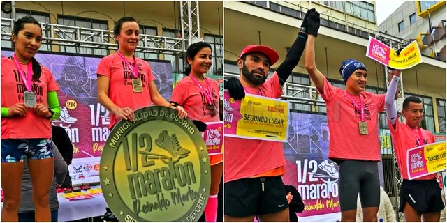 Ganadores de la Media Maratón