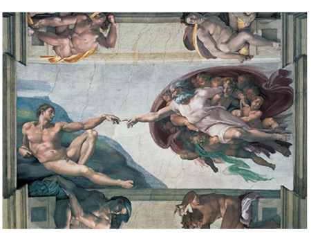 Criação de Adão, Michelangelo, 1508-1512 - capela Sistina