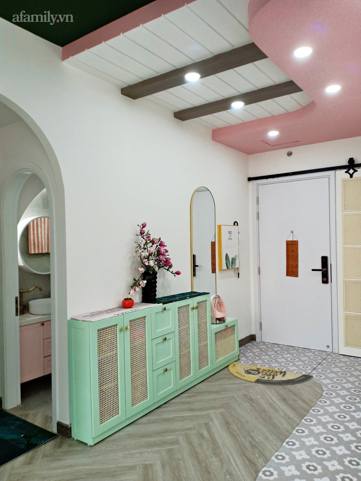 Cô vợ đảm "cân" decor cho căn hộ 56m² đẹp thế nào mà chồng phải khen không dứt lời - Ảnh 4.