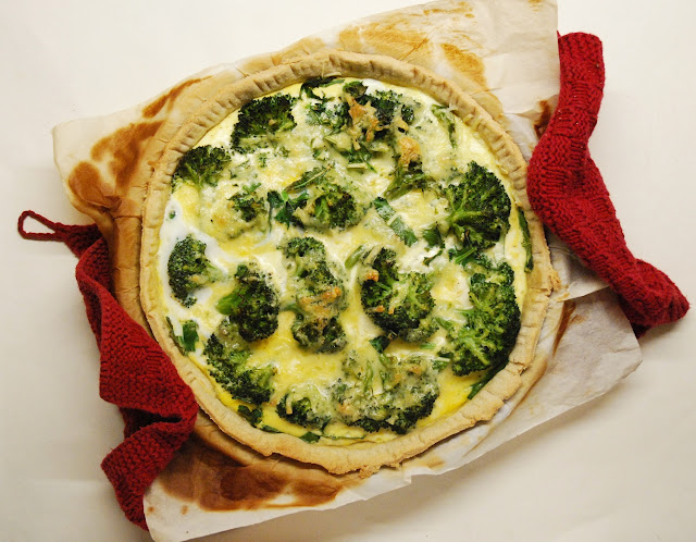 Quiche au brocoli et au fromage