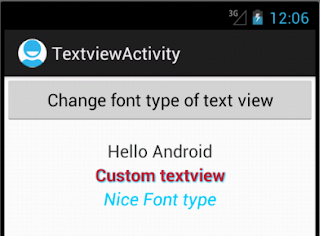 Android Custom TextView - Figure 1